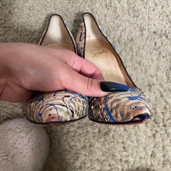 Christian Louboutin So Kate RARE Python Vulcano 120mm pumps heels - Picture 5 of 12